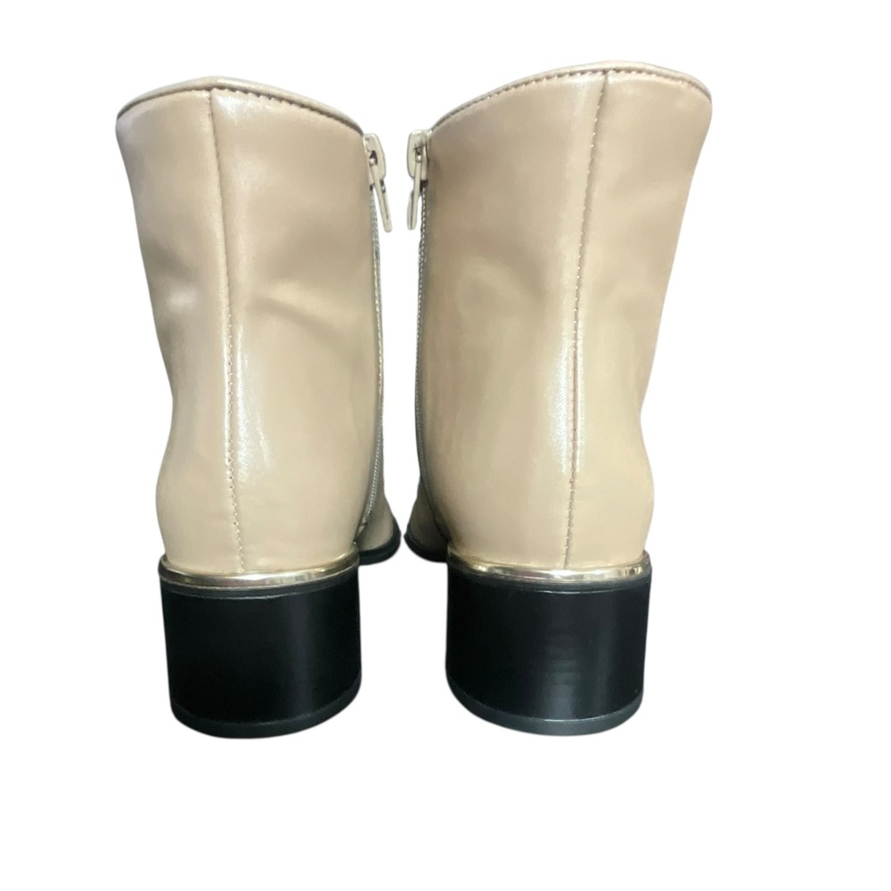 Italiana By Italian Shoemaker Boots Womens 8.5 Beige Zoriana Taupe Ankle Booties - Picture 15 of 16